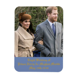 Königliche Hochzeit von Prinz Harry & Meghan Markl Magnet