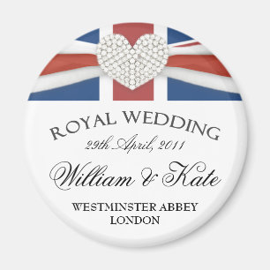 Königliche Hochzeit - William- u. Magnet