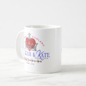 Königliche Hochzeit Williams u. Kate Kaffeetasse (Vorderseite Links)