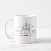 Königliche Hochzeit Williams u. Kate Kaffeetasse (Links)