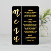 Königliche Hochzeitfolie Folieneinladung (Stehend vorne)