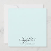 Königliche Hochzeits-Einladung Einladung (Rückseite)