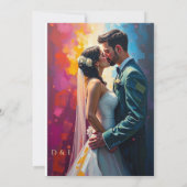 Königliche Hochzeitseinladung Einladung (Rückseite)