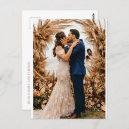 Königliche Hochzeitseinladung Postkarte