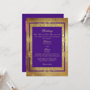 Königliche indische Hochzeit Einladung