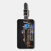 Königliche karibische Oase der Meere Gepäckanhänger (Vorderseite vertikal)