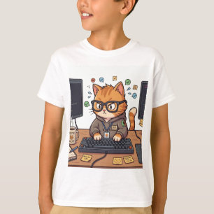 Königliche Katze Kinder T-Shirt