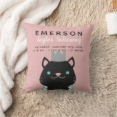 Königliche Katze mit Kronen-Geburts-Notfall Kissen (Decke)