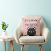 Königliche Katze mit Kronen-Geburts-Notfall Kissen (Stuhl )