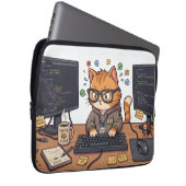 Königliche Katzen-Laptoptasche Laptopschutzhülle (Vorne Rechts)