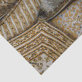 Königliche Kleidung aus dem 17. Jahrhundert Seidenpapier (Detail)