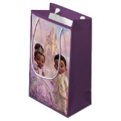 Königliche Kleinkind-Feier Kleine Geschenktüte (Rückseite Schrägansicht)