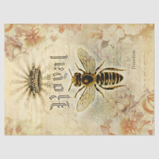 Königliche Königin Bee Ephemera Decoupage Seidenpapier