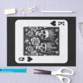 Königliche Königin & Königin der Herzen Skulls & R Seidenpapier (Handwerk)
