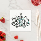 "Königliche Königin" Serviette (Beispiel)