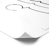 Königliche Königin und Kunstgewerbe Poster (Ecke)