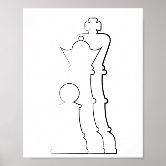 Königliche Königin und Kunstgewerbe Poster (Vorne)