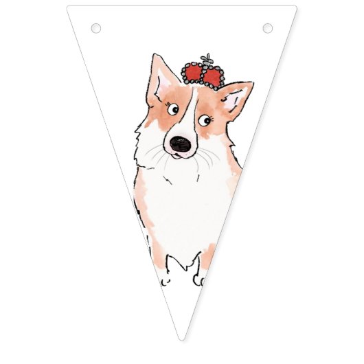 Königliche Korgi Wimpelkette (Zweite Fahne)