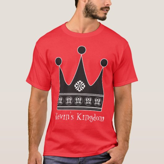 Königliche Krone für Ihre Königreich-lustige T-Shirt (Vorderseite)