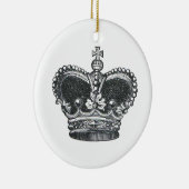 Königliche Krone Keramikornament (Rechts)