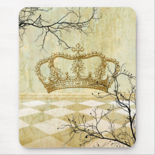 Königliche Krone mit Niederlassungen Mousepad