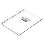 Königliche Krone Notizblock (Linke Seite)