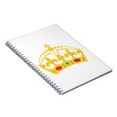 Königliche Krone Notizblock (Rechte Seite)