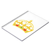 Königliche Krone Notizblock (Linke Seite)