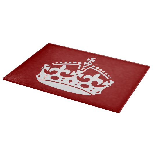 Königliche Krone Schneidebrett (Ecke)