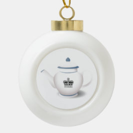 Königliche Kronen-englische Keramik Kugel-Ornament