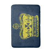 Königliche Kronen-Grafik Badematte (Vorderseite Vertikal)