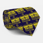 Königliche Kronen-Grafik Krawatte (Gerollt)