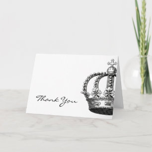Königliche Kronen-Gruß-Karte Karte