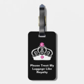 Königliche Kronen-Taschen-Umbauten Gepäckanhänger (Rückseite vertikal)