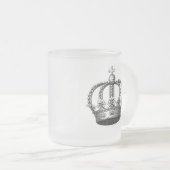 Königliche Kronen-Tasse Mattglastasse (VorderseiteRechts)