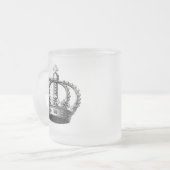 Königliche Kronen-Tasse Mattglastasse (Vorderseite Links)