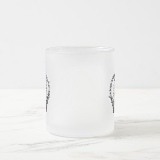 Königliche Kronen-Tasse Mattglastasse (Mittel)