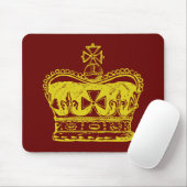 Königliche Kronengrafik Mousepad (Mit Mouse)