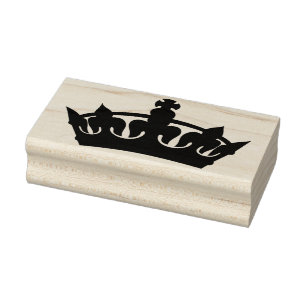 königliche Kronkunst Briefmarke Gummistempel