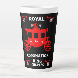 Königliche Krönung König Charles III Milchtasse