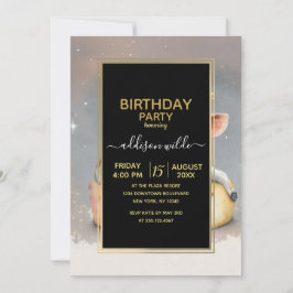 Königliche Kuh träumt von Käse Throne Einladung