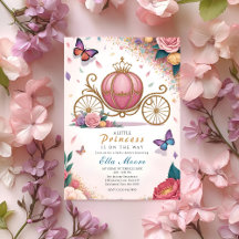 Königliche Kutsche Prinzessin Baby Shower