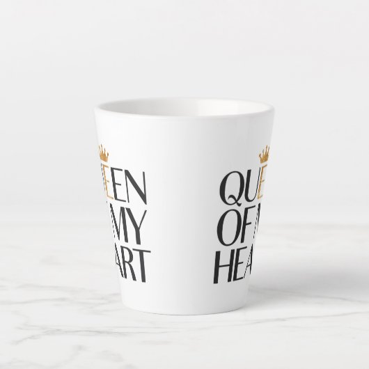 Königliche Liebe Milchtasse (Vorderseite)