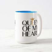 Königliche Liebe Zweifarbige Tasse (VorderseiteRechts)