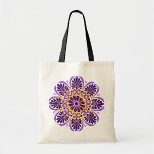 Königliche lila Mandala-EinkaufsTaschen-Tasche Tragetasche