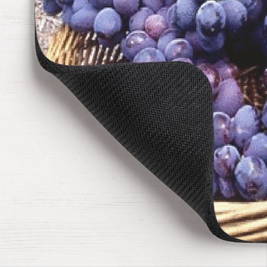 Königliche Lila Trauben Mousepad (Ecke)