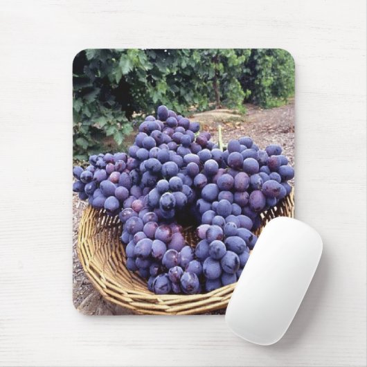 Königliche Lila Trauben Mousepad (Mit Mouse)