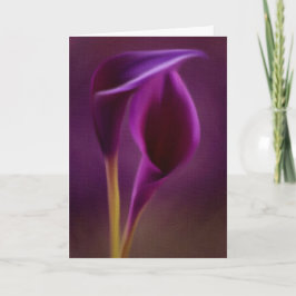 Königliche lila Weihnachtskarte Feiertagskarte