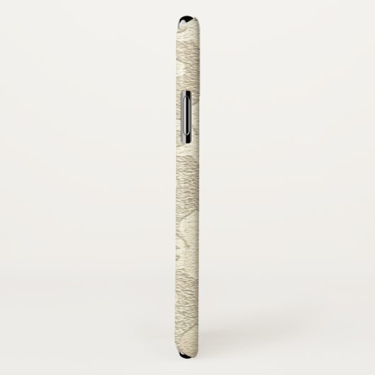 Königliche Lilie Elfenbeinchampagner Case-Mate iPhone Hülle (Hinten/Rechts)