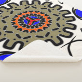 Königliche Mandala-Weichheit Sherpadecke (3/4)